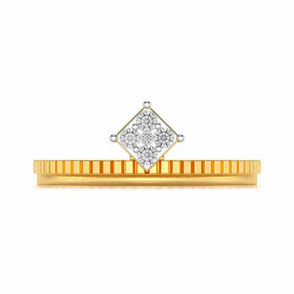 Sequa Silver Ring - Yellow Gold - Image 5