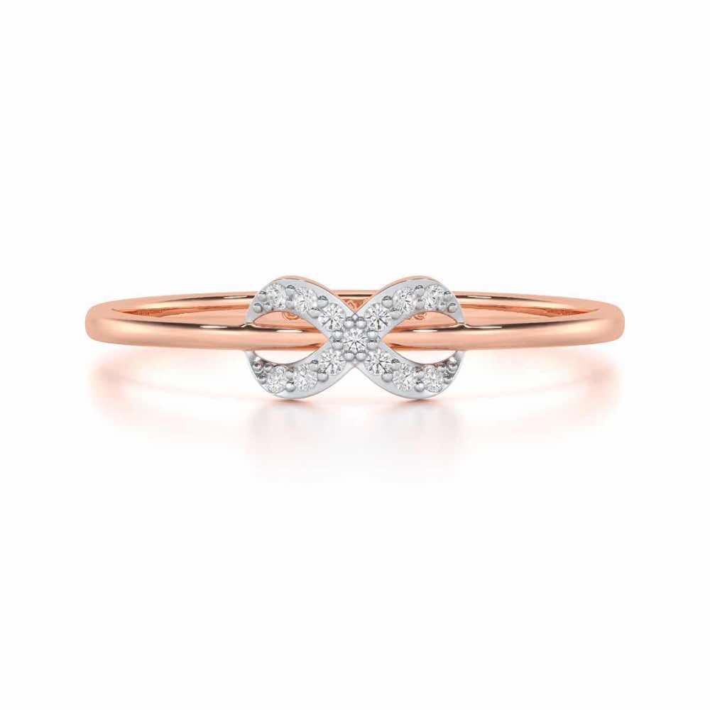 Seraphic Lumen Silver Ring - Rose Gold - Image 4