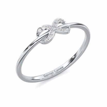 Seraphic Lumen Silver Ring - White Gold - Image 1