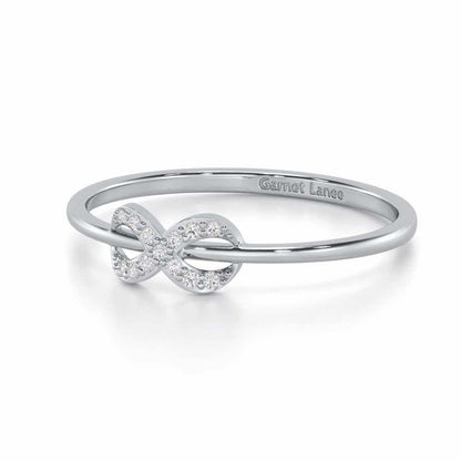Seraphic Lumen Silver Ring - White Gold - Image 2