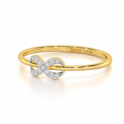 Seraphic Lumen Silver Ring - Yellow Gold - Image 2