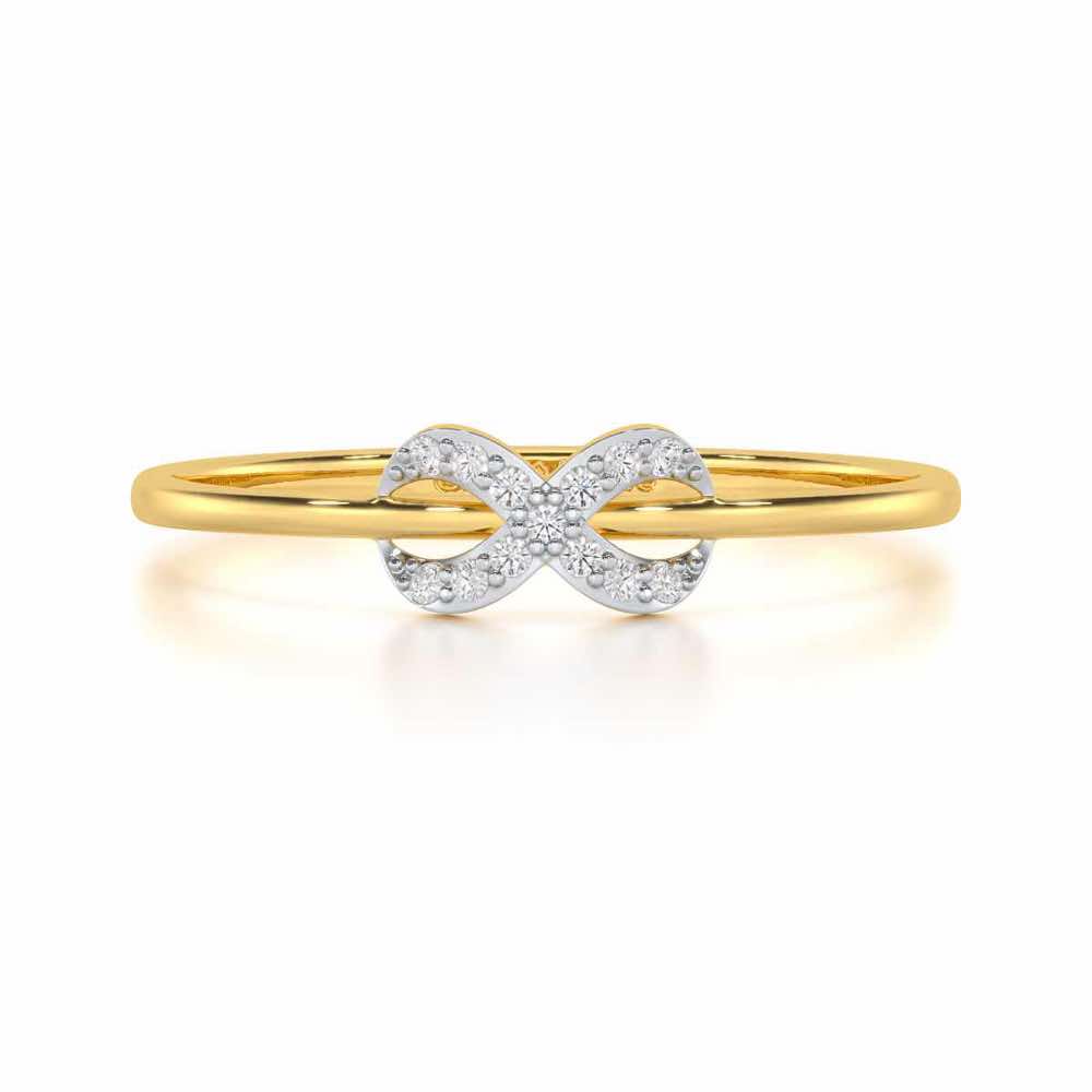 Seraphic Lumen Silver Ring - Yellow Gold - Image 4