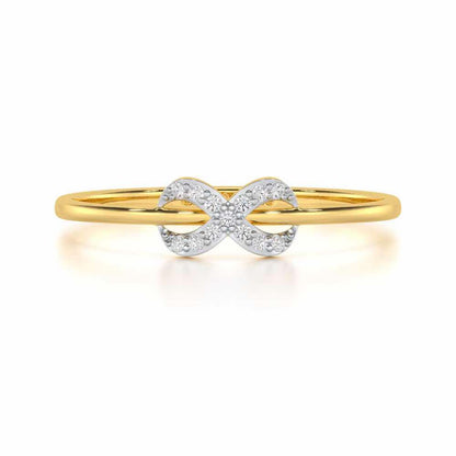 Seraphic Lumen Silver Ring - Yellow Gold - Image 4