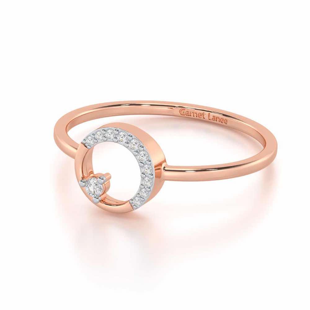 Seraphic Splendour Silver Ring - Rose Gold - Image 2