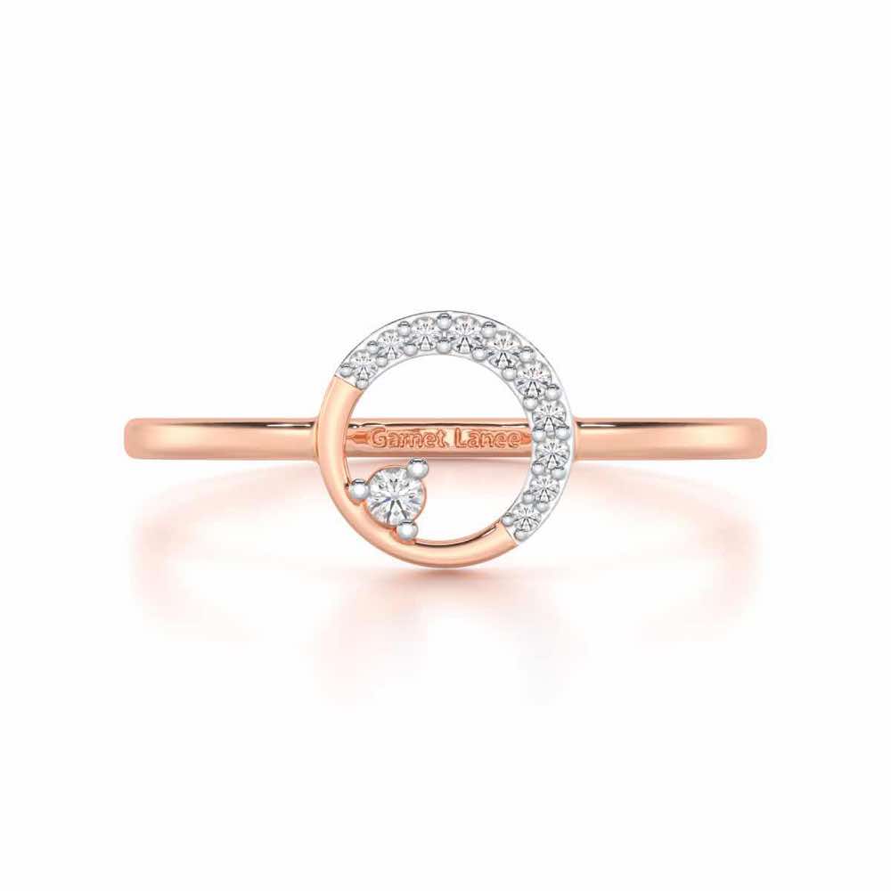 Seraphic Splendour Silver Ring - Rose Gold - Image 4