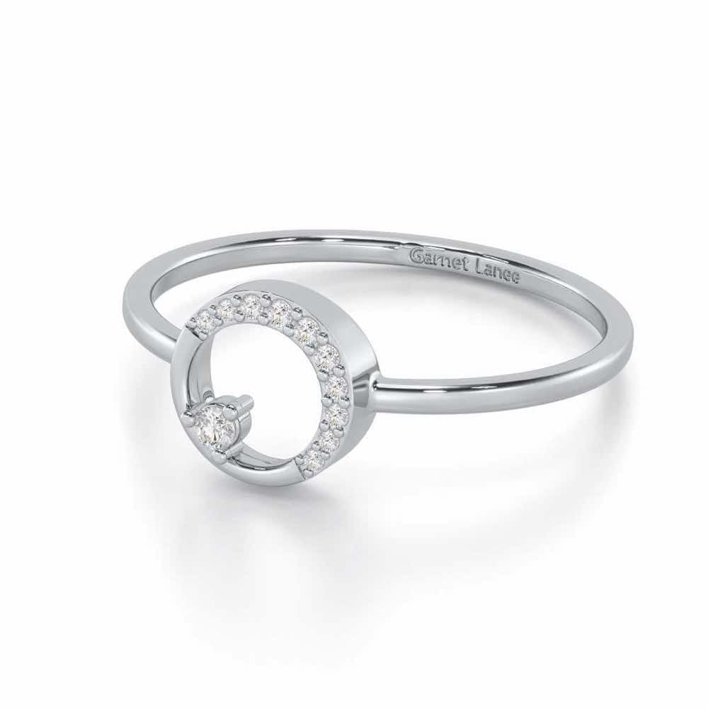 Seraphic Splendour Silver Ring - White Gold - Image 2