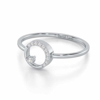 Seraphic Splendour Silver Ring - White Gold - Image 2