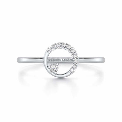 Seraphic Splendour Silver Ring - White Gold - Image 4