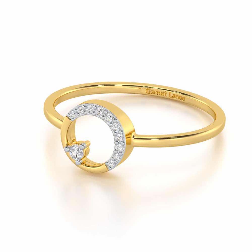 Seraphic Splendour Silver Ring - Yellow Gold - Image 2