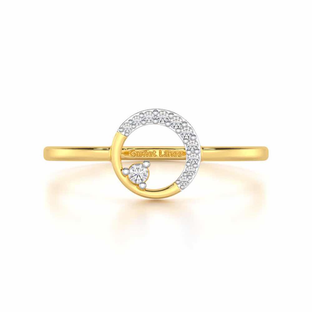 Seraphic Splendour Silver Ring - Yellow Gold - Image 4