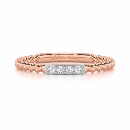 Serendipity Glow Silver Ring - Rose Gold - Image 4