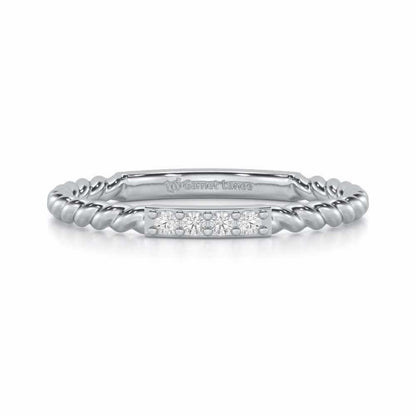 Serendipity Glow Silver Ring - White Gold - Image 4