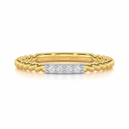 Serendipity Glow Silver Ring - Yellow Gold - Image 4