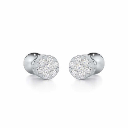 Serene Shores Silver Earrings - White Gold - Image 2