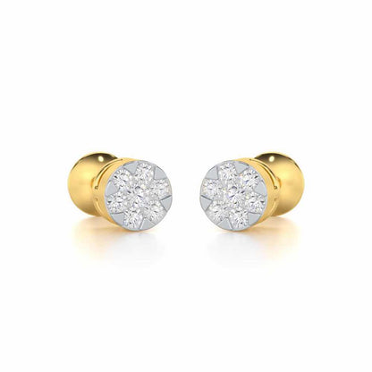 Serene Shores Silver Earrings - Yellow Gold - Image 2