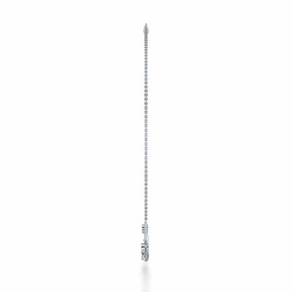Serene Shores Silver Necklace - White Gold - Image 4