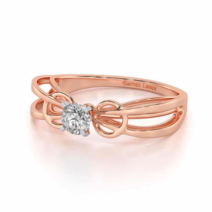 Shahreen Solitaire Ring - Rose Gold - Image 2