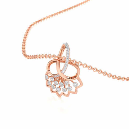 Shakti Silver Pendant - Rose Gold - Image 2