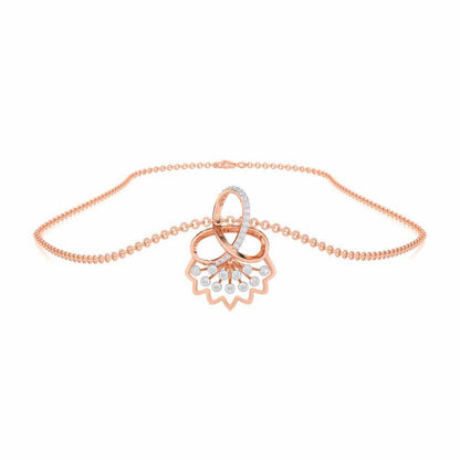 Shakti Silver Pendant - Rose Gold - Image 3