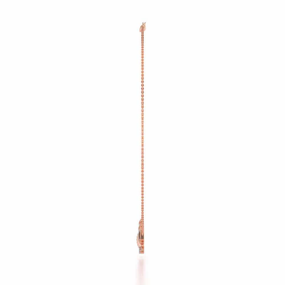 Shapesome Silver Necklace - Rose Gold - Image 4