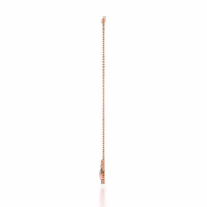 Shapesome Silver Necklace - Rose Gold - Image 4