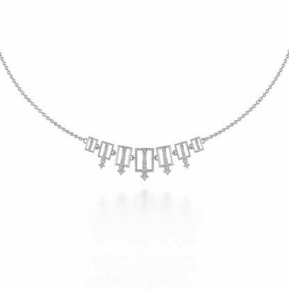 Shapesome Silver Necklace - White Gold - Image 2