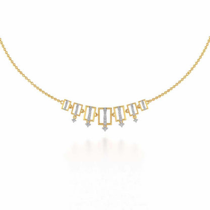 Shapesome Silver Necklace - Yellow Gold - Image 2
