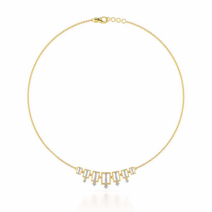 Shapesome Silver Necklace - Yellow Gold - Image 3