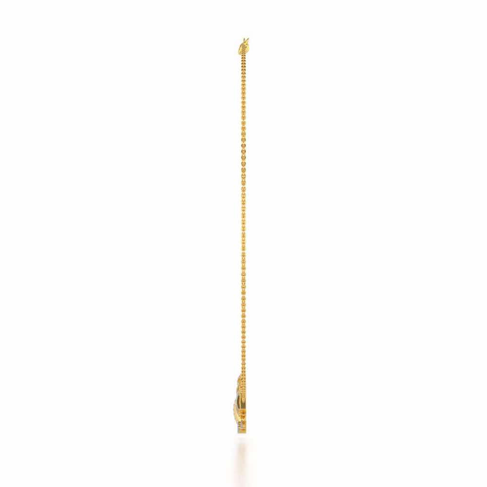 Shapesome Silver Necklace - Yellow Gold - Image 4