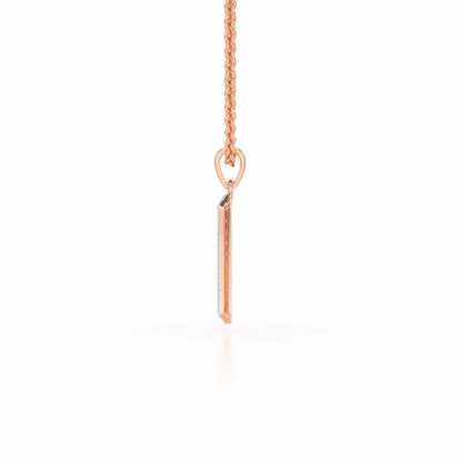 Sheen Desire Silver Pendant - Rose Gold - Image 4