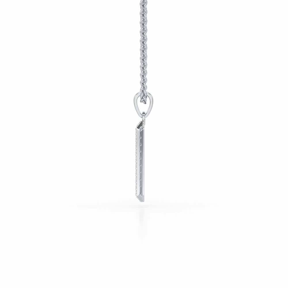 Sheen Desire Silver Pendant - White Gold - Image 4