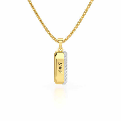 Sheen Desire Silver Pendant - Yellow Gold - Image 1