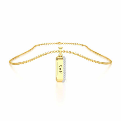 Sheen Desire Silver Pendant - Yellow Gold - Image 3