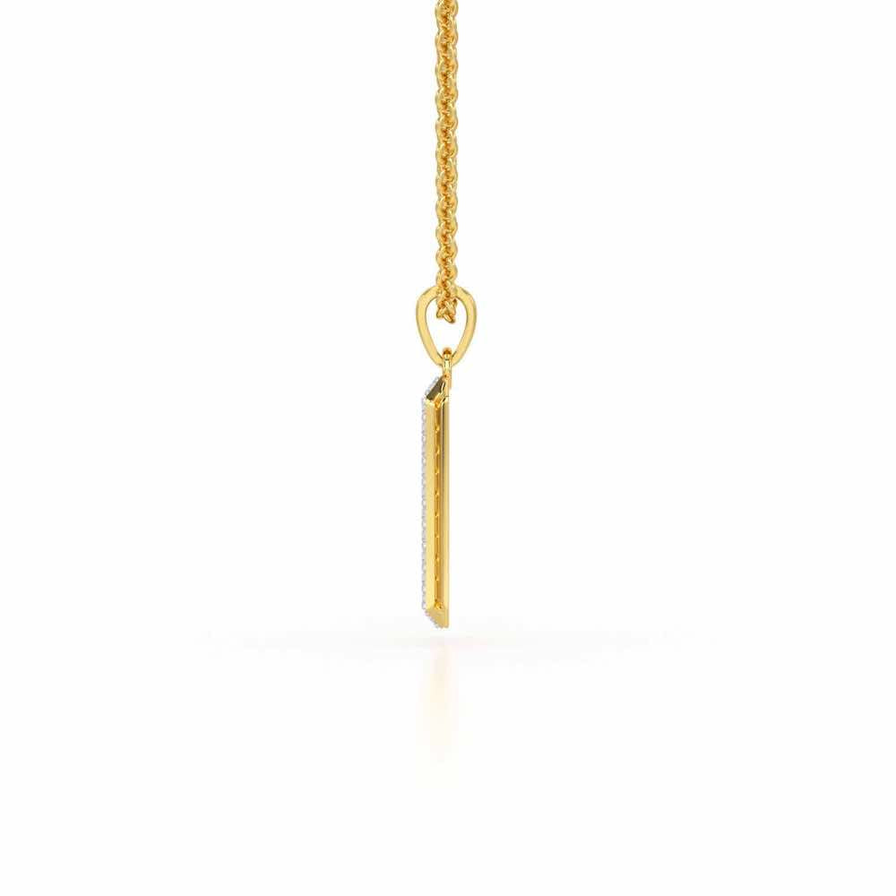 Sheen Desire Silver Pendant - Yellow Gold - Image 4