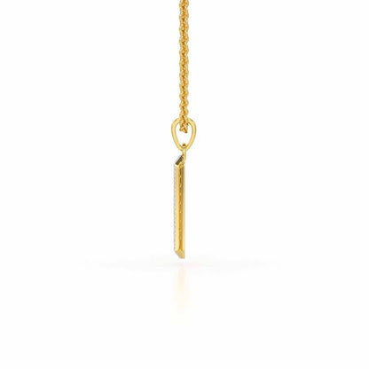 Sheen Desire Silver Pendant - Yellow Gold - Image 4