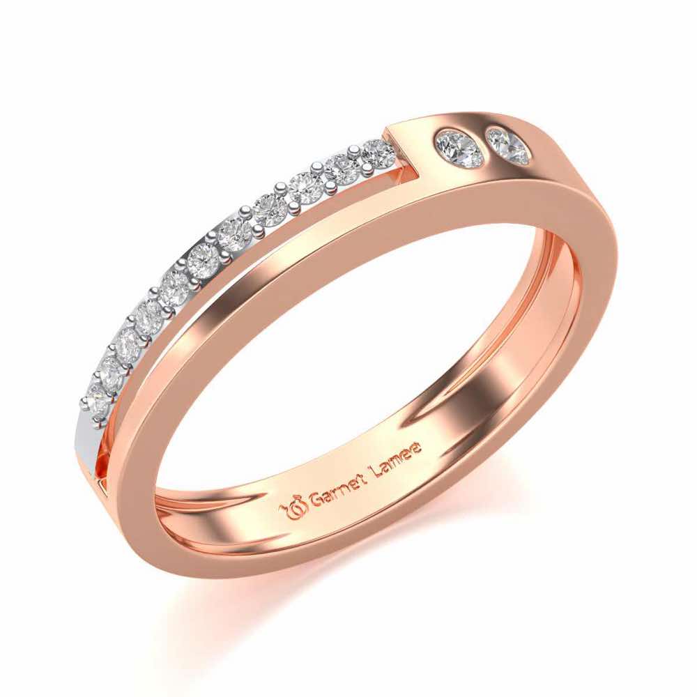 Shimmer Silver Band Ring