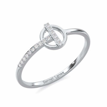 Shimmering Splendor Silver Ring - White Gold - Image 1