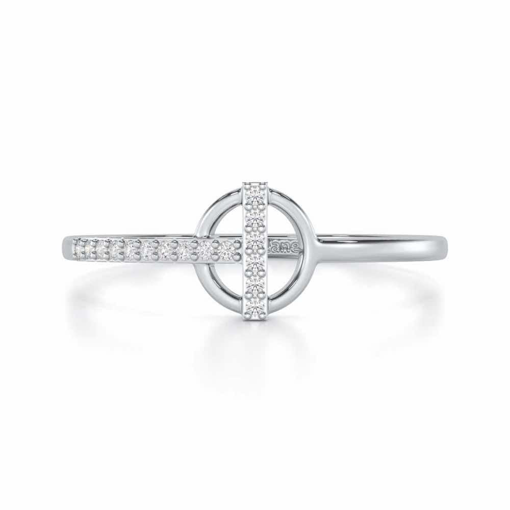 Shimmering Splendor Silver Ring - White Gold - Image 4