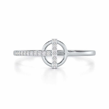 Shimmering Splendor Silver Ring - White Gold - Image 4