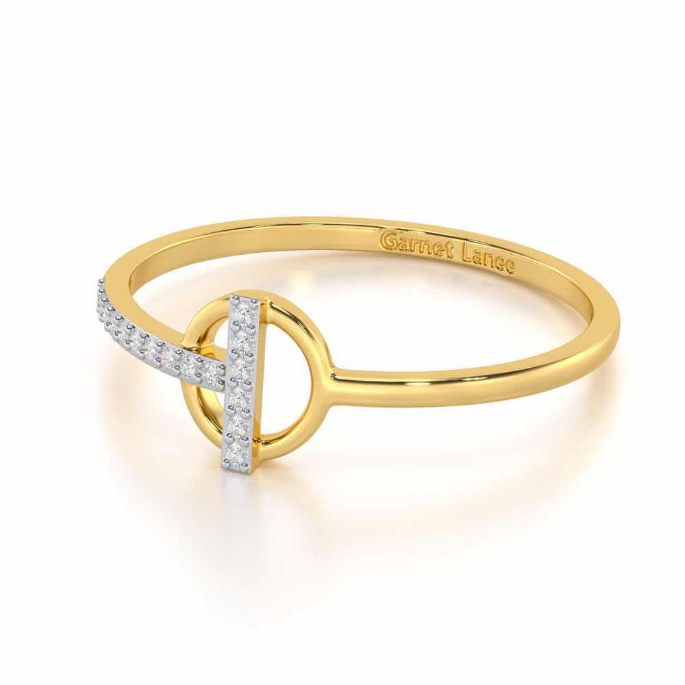 Shimmering Splendor Silver Ring - Yellow Gold - Image 2