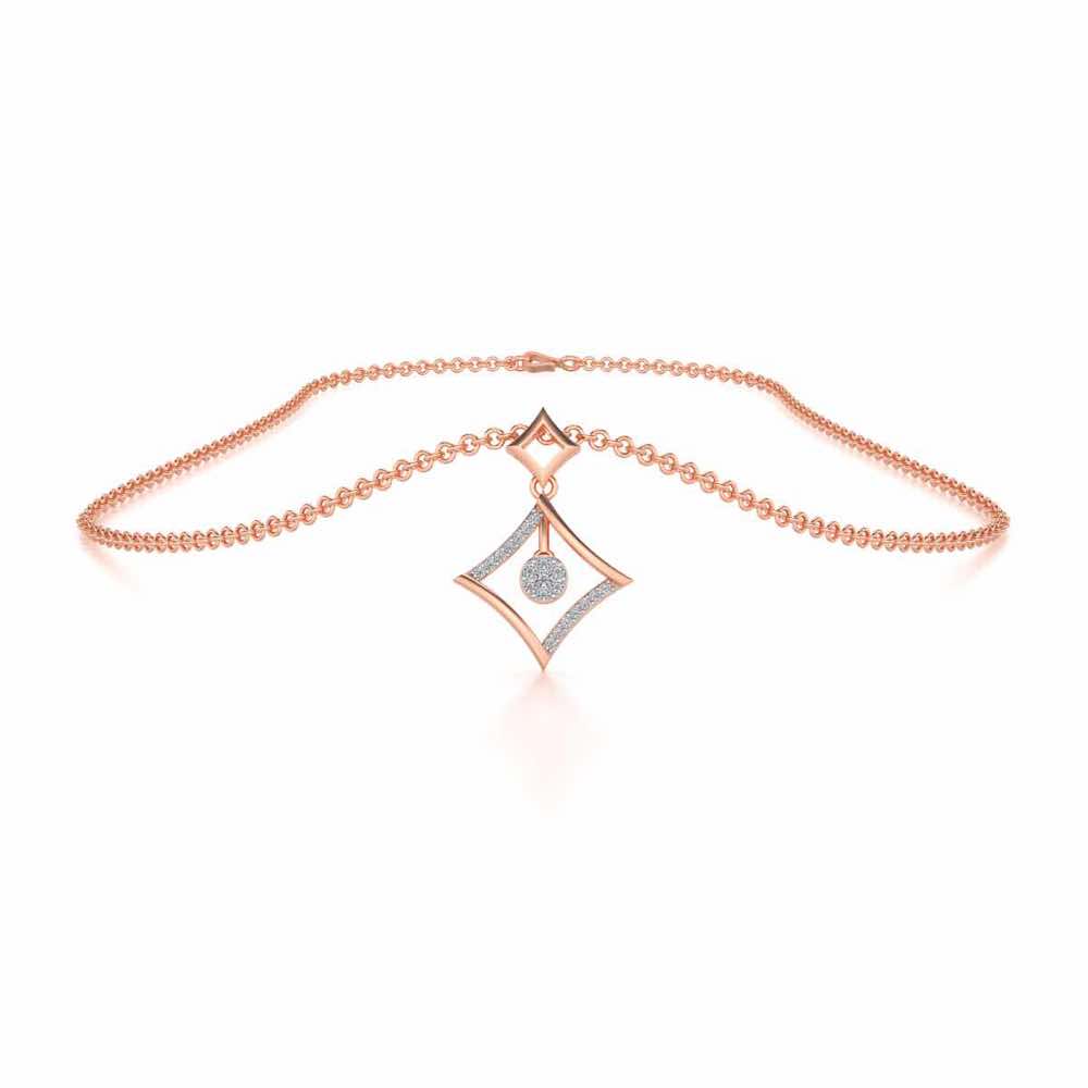 Shine Far Silver Pendant - Rose Gold - Image 3