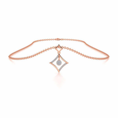 Shine Far Silver Pendant - Rose Gold - Image 3