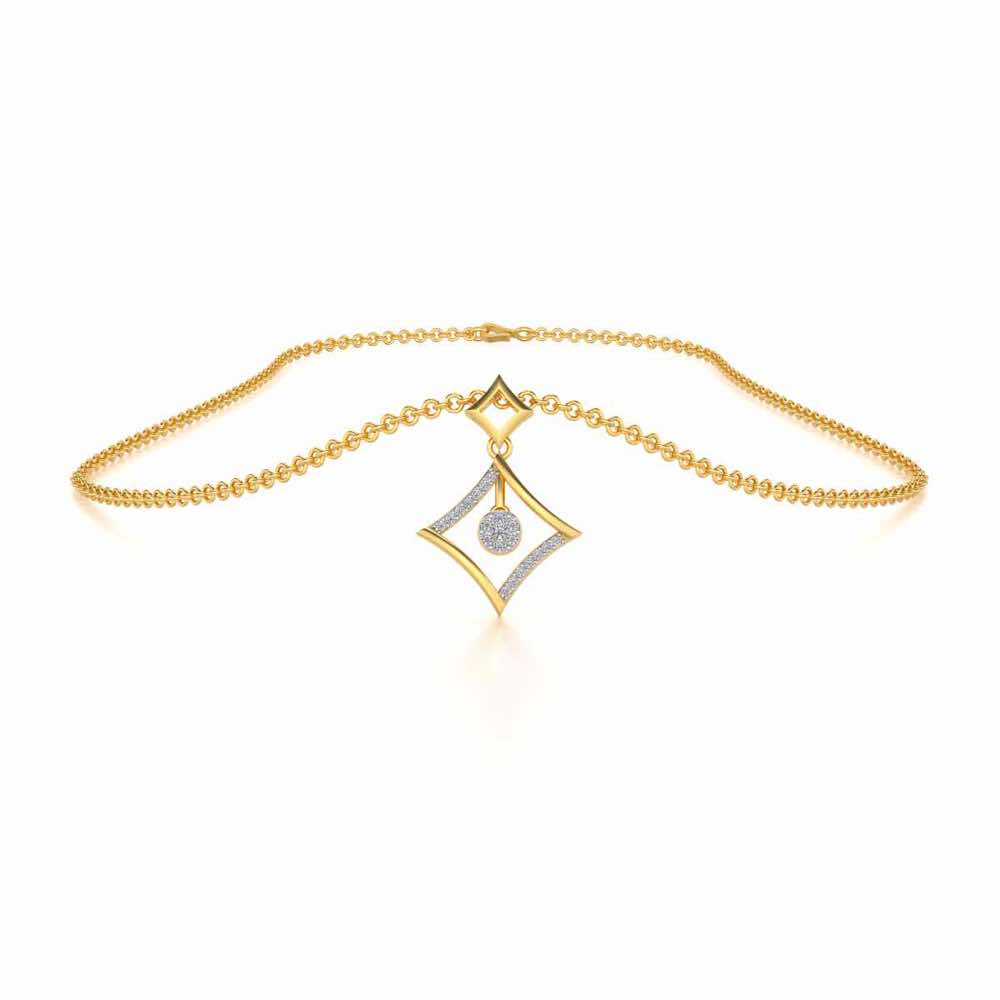 Shine Far Silver Pendant - Yellow Gold - Image 3