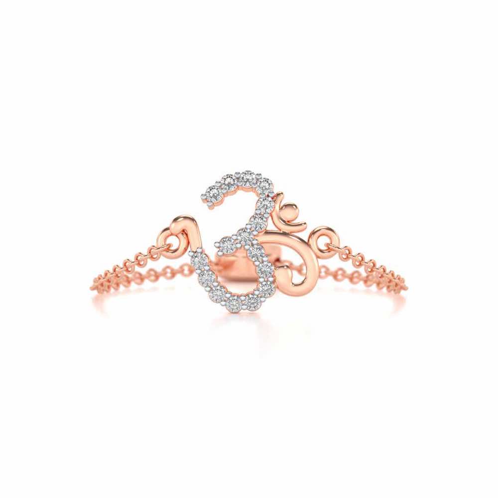 Shiv Adjustable Silver Ring - Rose Gold - Image 4