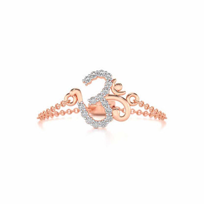 Shiv Adjustable Silver Ring - Rose Gold - Image 4
