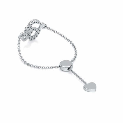 Shiv Adjustable Silver Ring - White Gold - Image 3