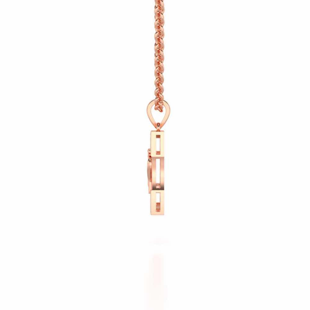 Shivaya Silver Pendant - Rose Gold - Image 3