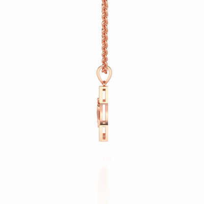 Shivaya Silver Pendant - Rose Gold - Image 3