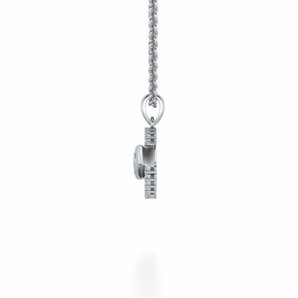 Shree-Ram Silver Pendant - White Gold - Image 3