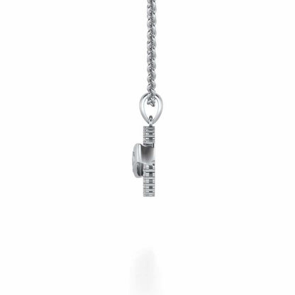 Shree-Ram Silver Pendant - White Gold - Image 3